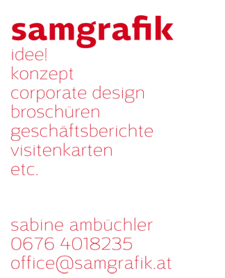samgrafik.at - idee! konzept, corporate design...